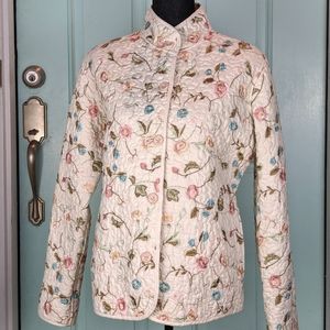 Donna Sharp Quilted and Embroidered Jacket